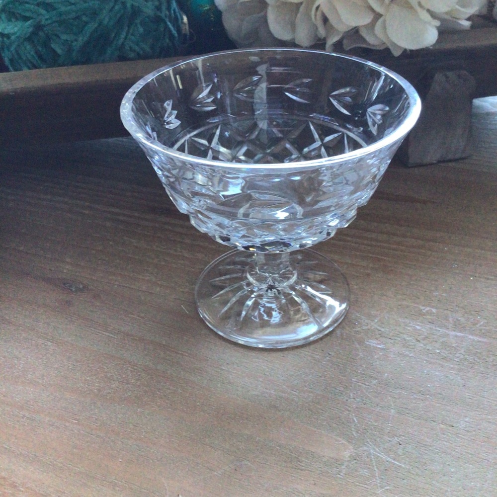 Dartington  Hall Footed Crystal Bowl - Picture 4 of 6